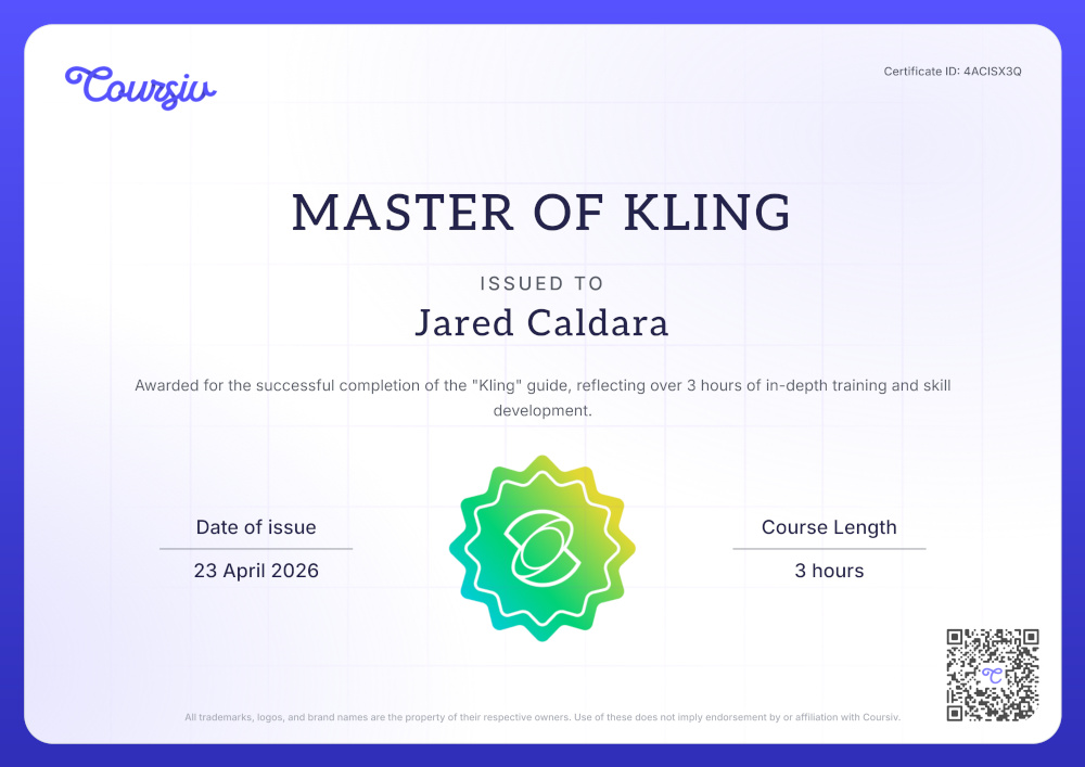 Jared Caldara, Master of Kling